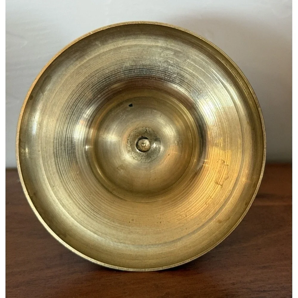 Vintage Solid Brass Candlestick Candle Holder 2